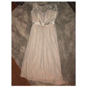 Light Grey Bridal Party Gown